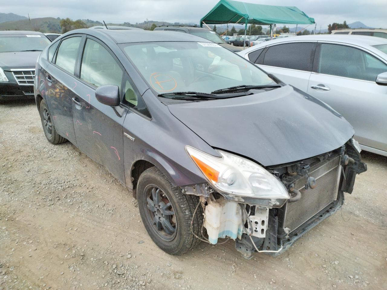 TOYOTA PRIUS 2012 with VIN JTDKN3DU3C5469003 - Photo from auction
