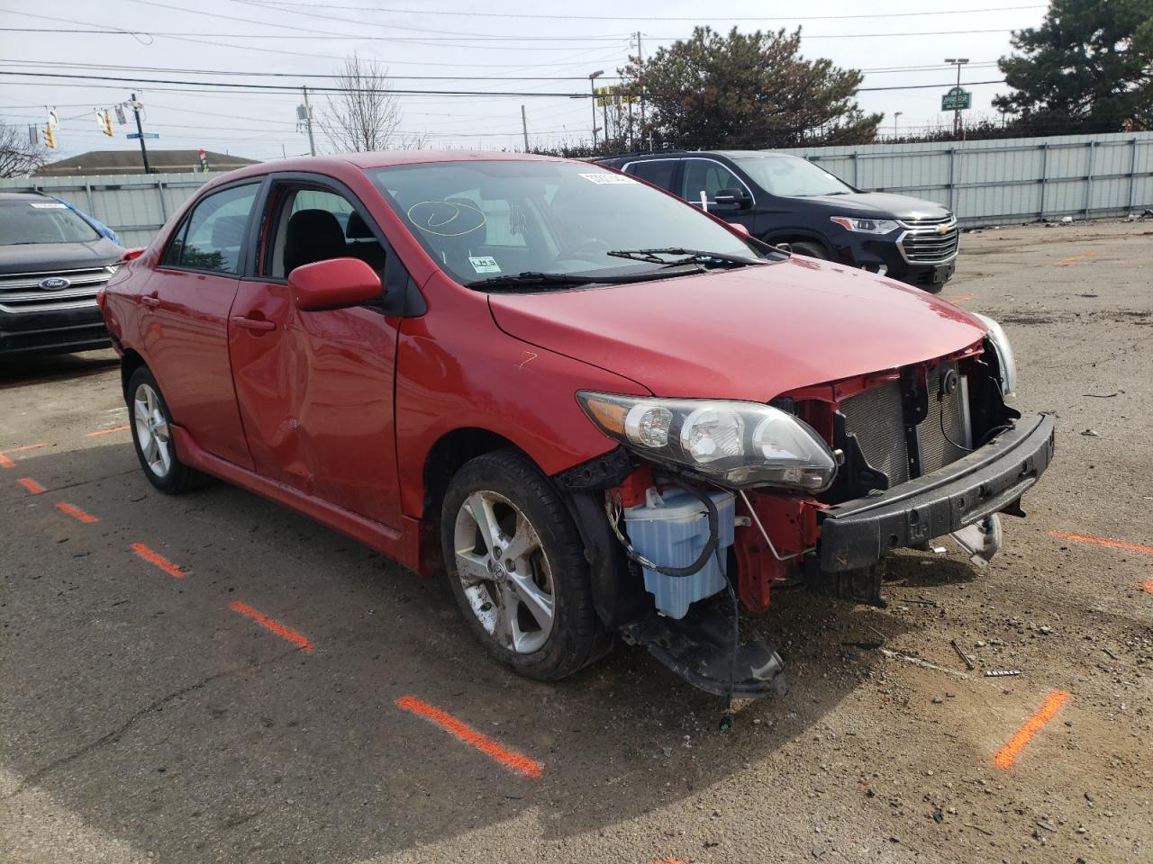 TOYOTA COROLLA BA 2013 مع رقم تعريف المركبة 2T1BU4EE7DC042508 - صورة من المزاد