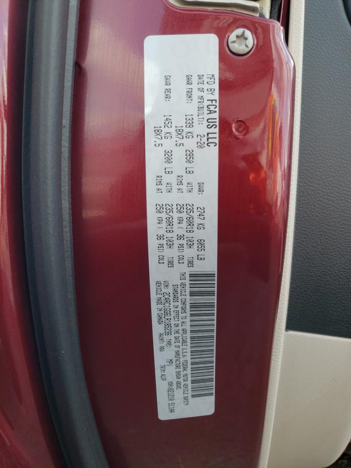 Photo 10 from auction – 2020 CHRYSLER PACIFICA L with VIN 2C4RC1GG6LR185236