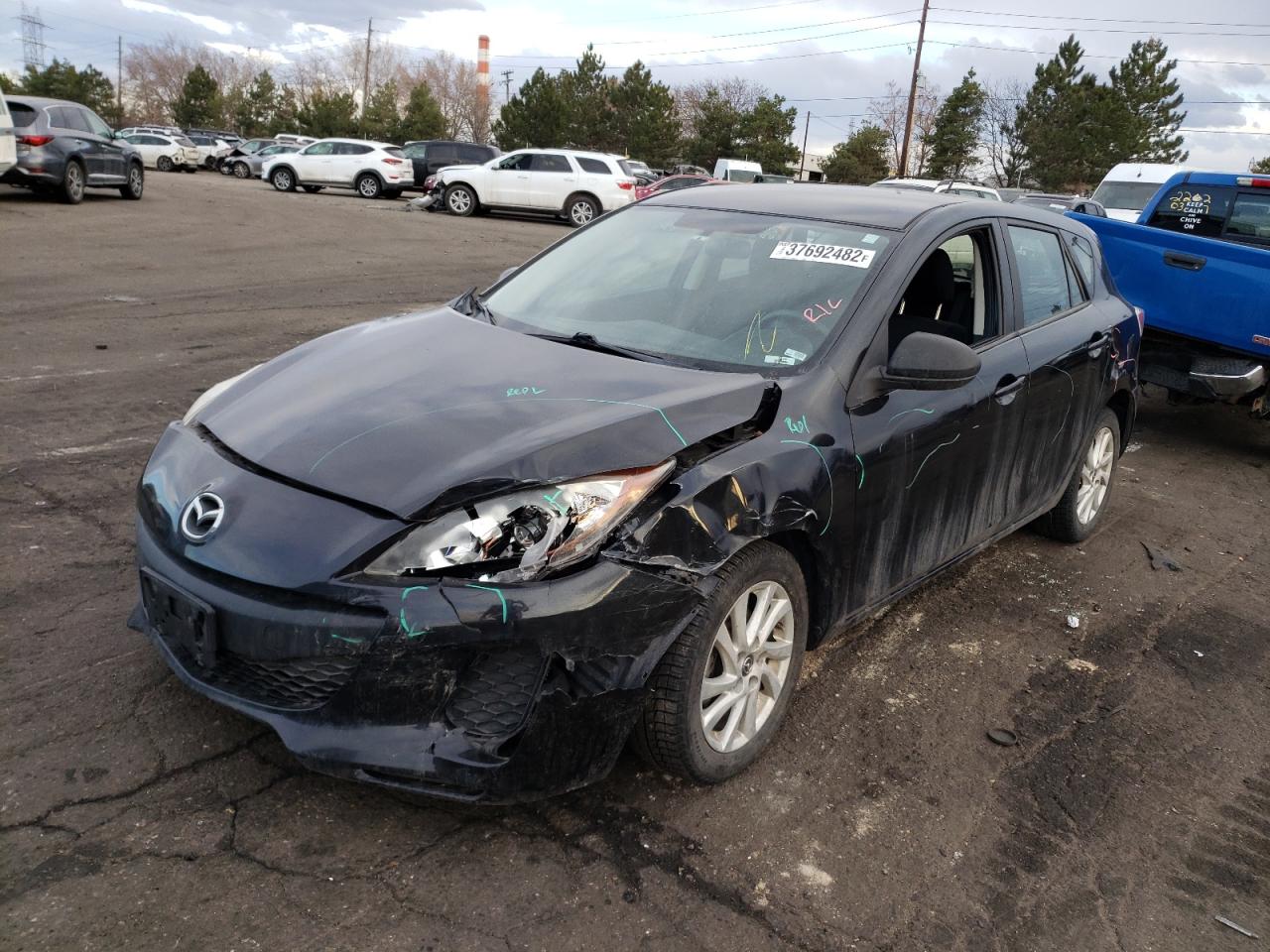 Photo 2 from auction – 2013 MAZDA 3 I with VIN JM1BL1LP9D1840874