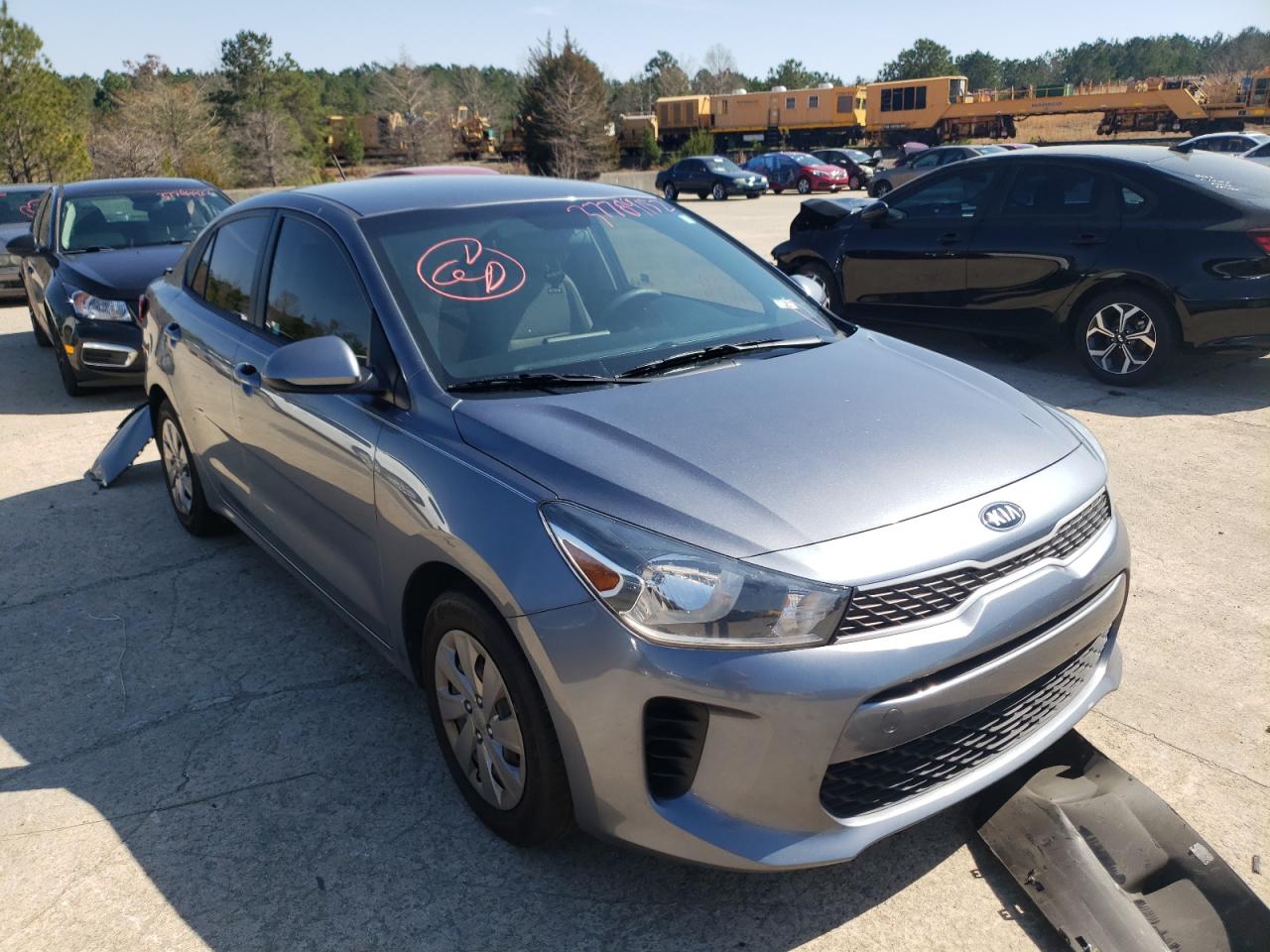 KIA RIO S 2019 with VIN 3KPA24AB7KE243451 - Photo from auction