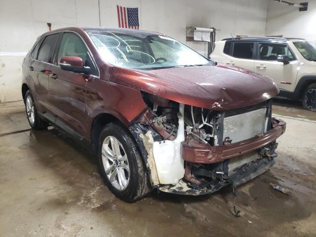 FORD EDGE TITAN 2015 with VIN 2FMPK4K86FBC11306 - Photo from auction