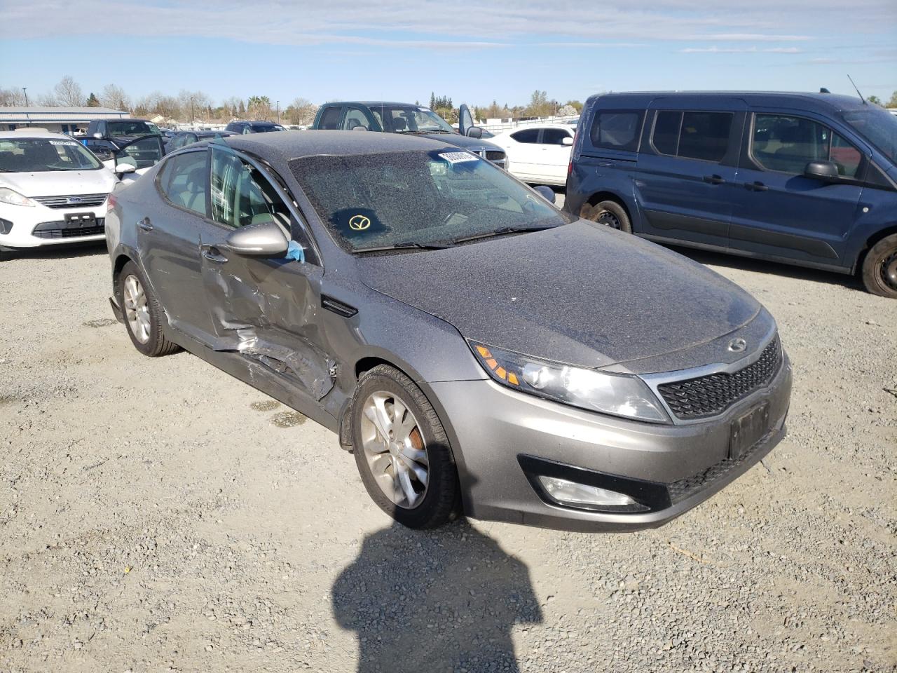 KIA OPTIMA EX 2013 with VIN 5XXGN4A75DG152511 - Photo from auction