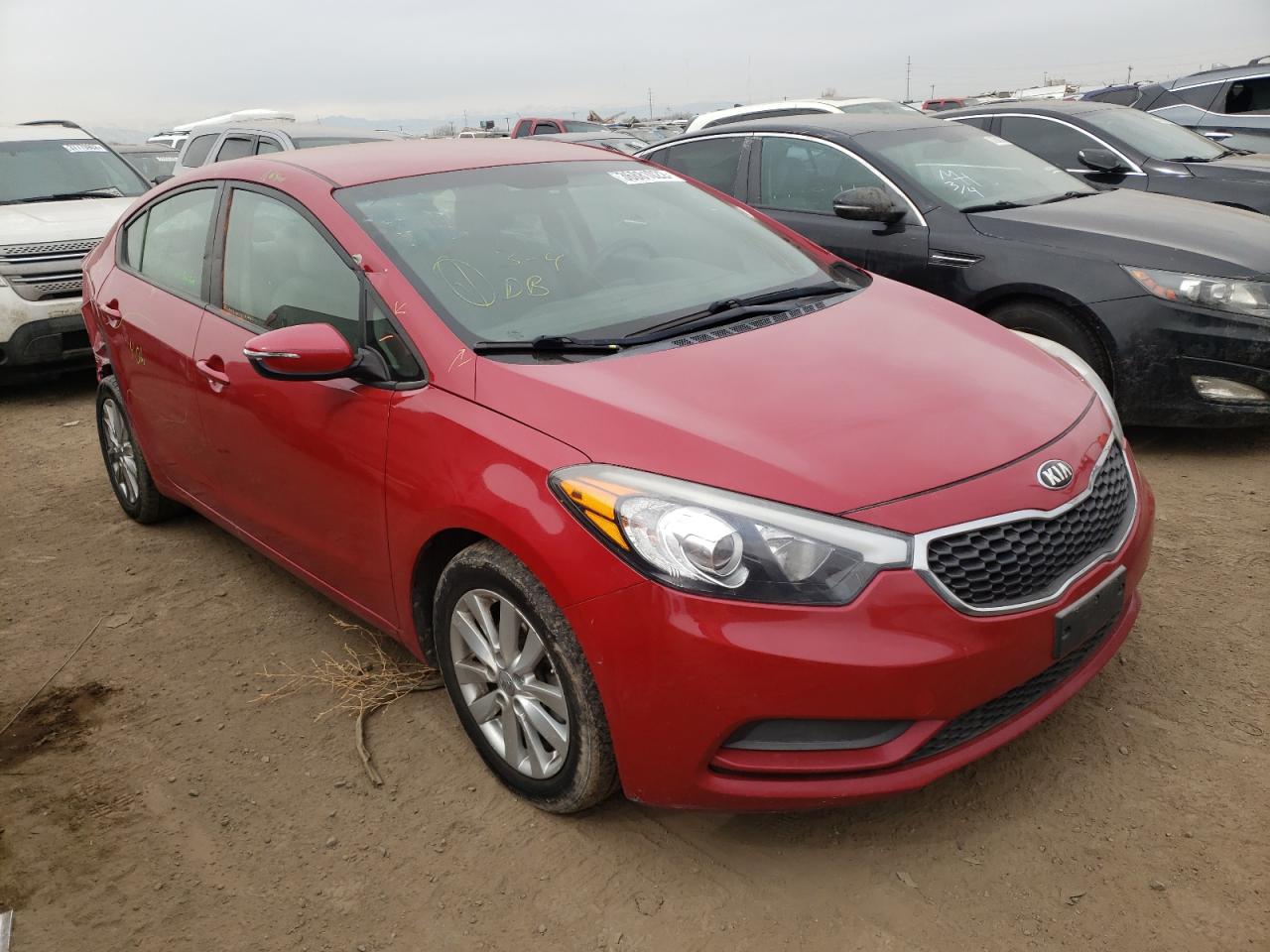 KIA FORTE LX 2016 with VIN KNAFX4A61G5554884 - Photo from auction