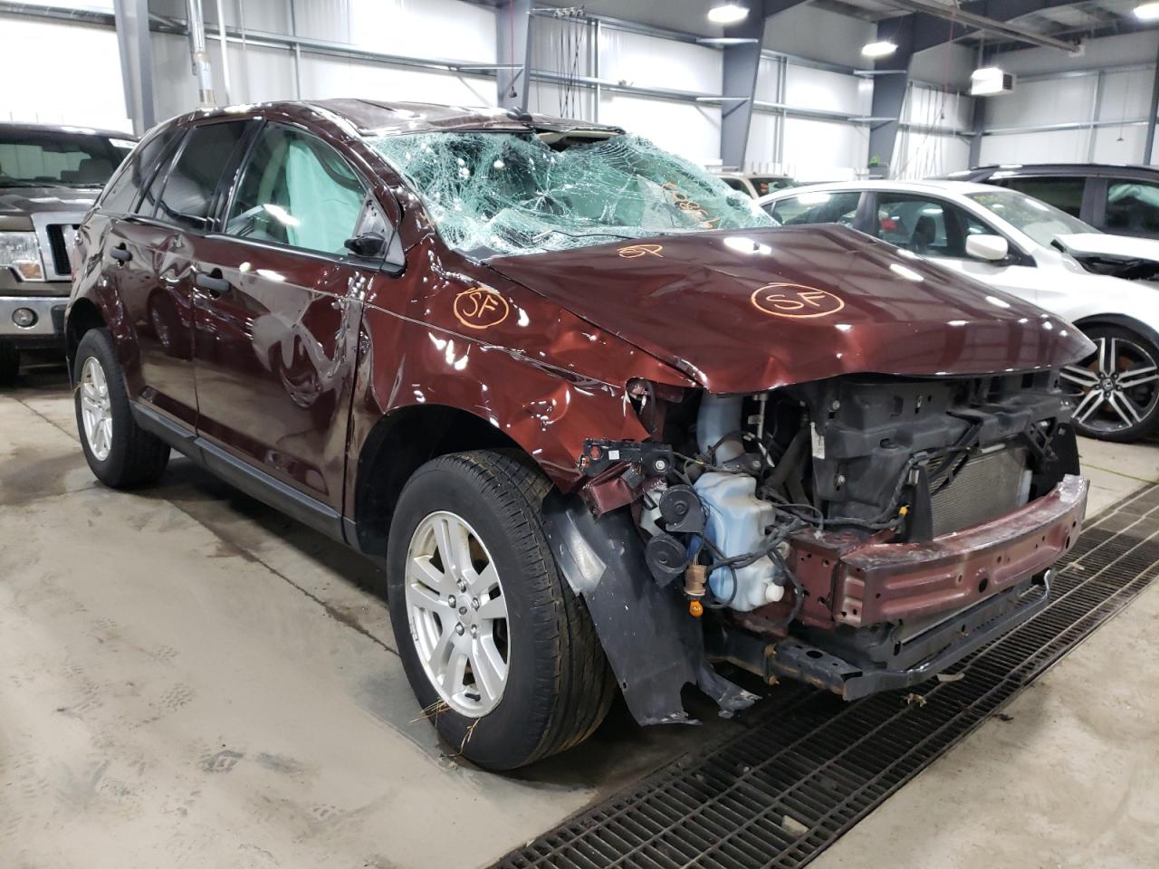 FORD EDGE SE 2012 with VIN 2FMDK3GC6CBA46041 - Photo from auction