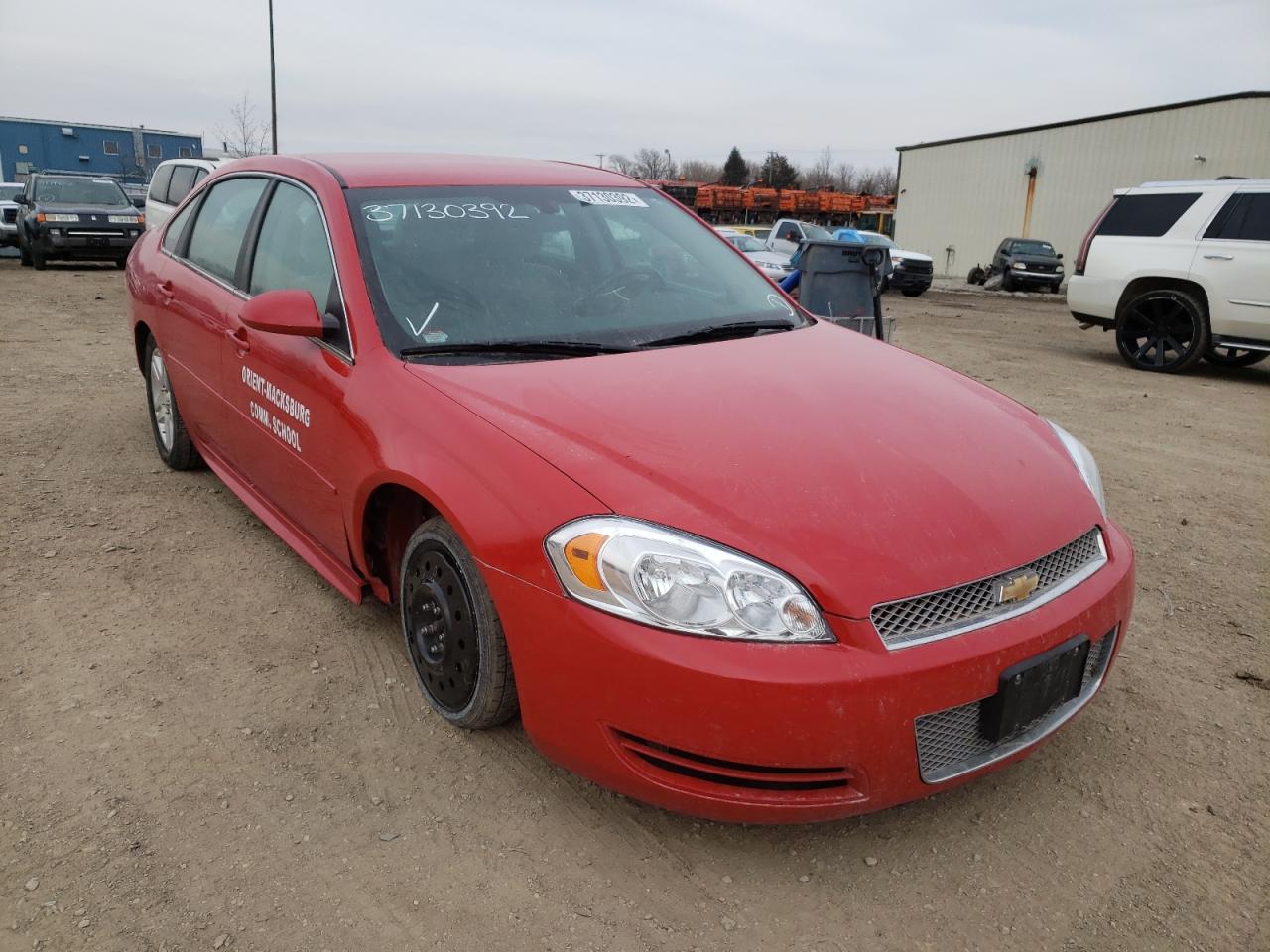 CHEVROLET IMPALA LT 2012 with VIN 2G1WG5E33C1281881 - Photo from auction