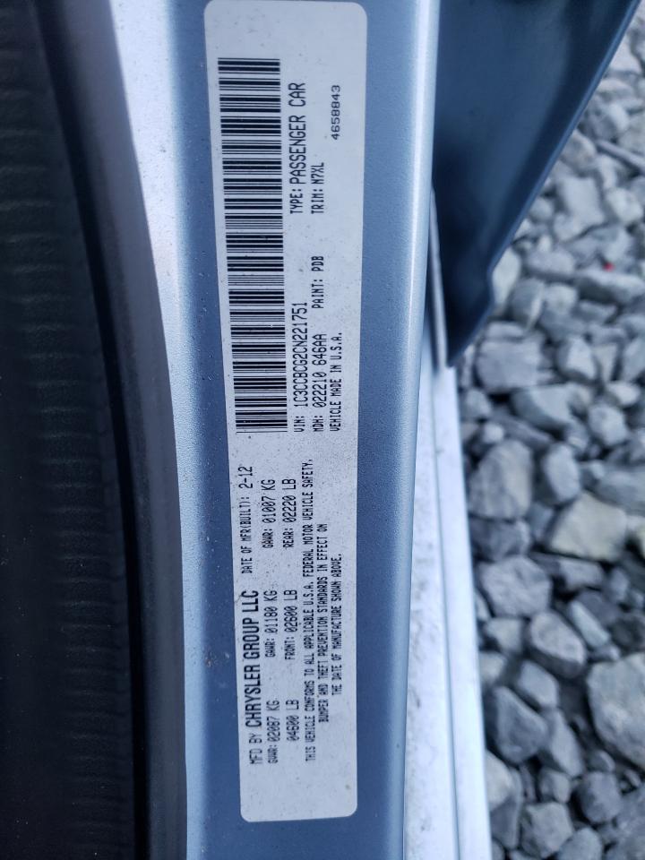 Photo 10 from auction – 2012 CHRYSLER 200 LIMITE with VIN 1C3CCBCG2CN221751