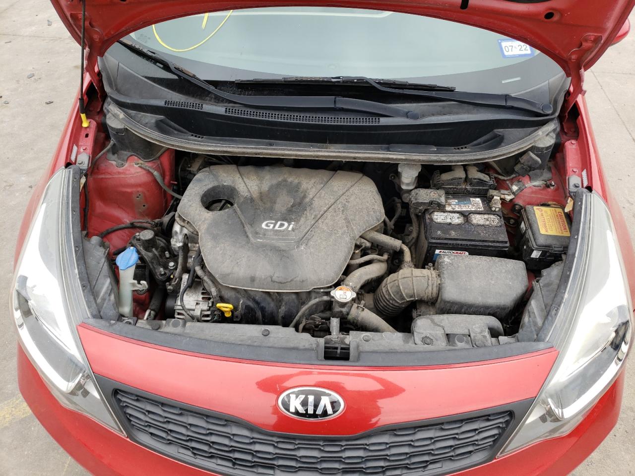 Photo 7 from auction – 2013 KIA RIO LX with VIN KNADM4A39D6285674
