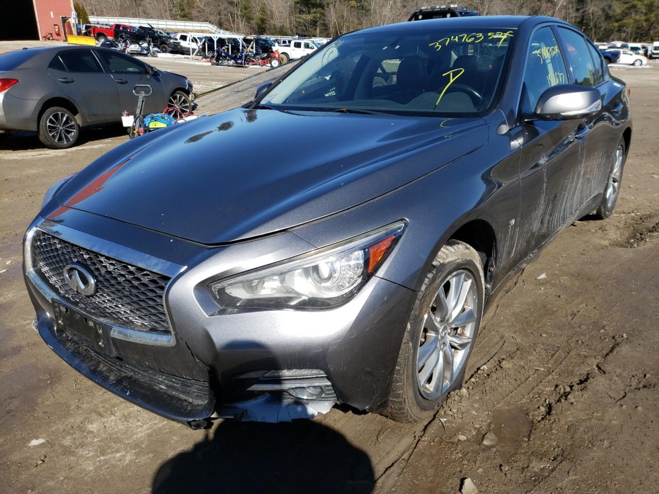 Photo 2 from auction – 2015 INFINITI Q50 BASE with VIN JN1BV7AR1FM398520
