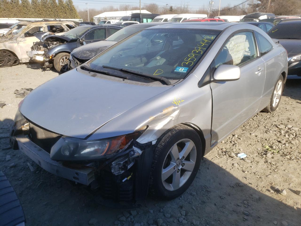 Photo 2 from auction – 2007 HONDA CIVIC EX with VIN 2HGFG12887H534286