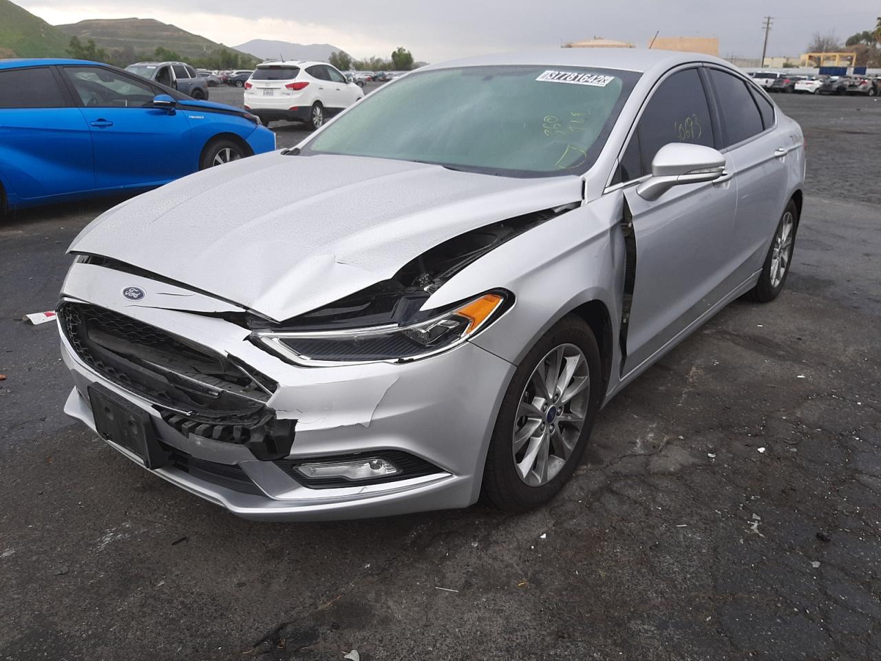 Photo 2 from auction – 2017 FORD FUSION SE with VIN 3FA6P0HD6HR242130