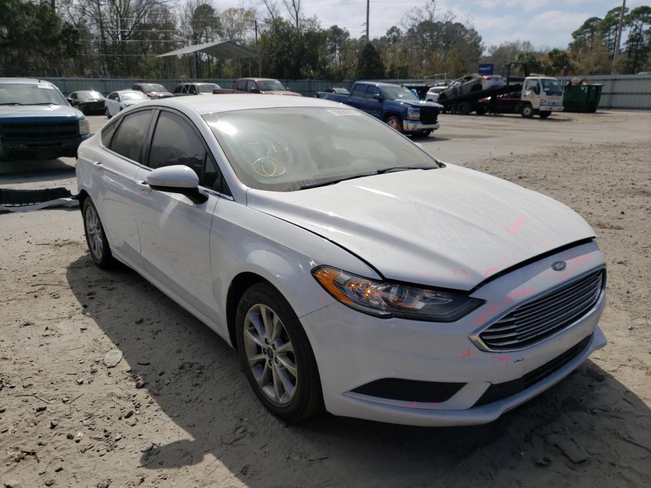 FORD FUSION SE 2017 with VIN 3FA6P0H76HR217853 - Photo from auction