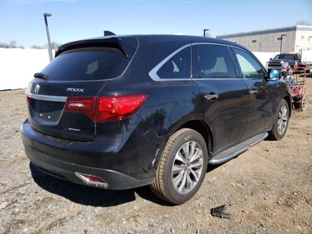 Photo 4 from auction – 2016 ACURA MDX TECHNO with VIN 5FRYD4H65GB048059