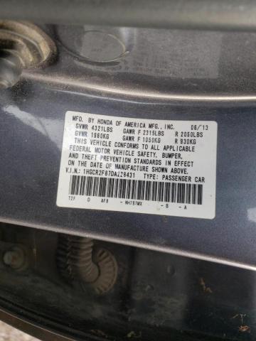 Photo 10 from auction – 2013 HONDA ACCORD with VIN 1HGCR2F87DA228431