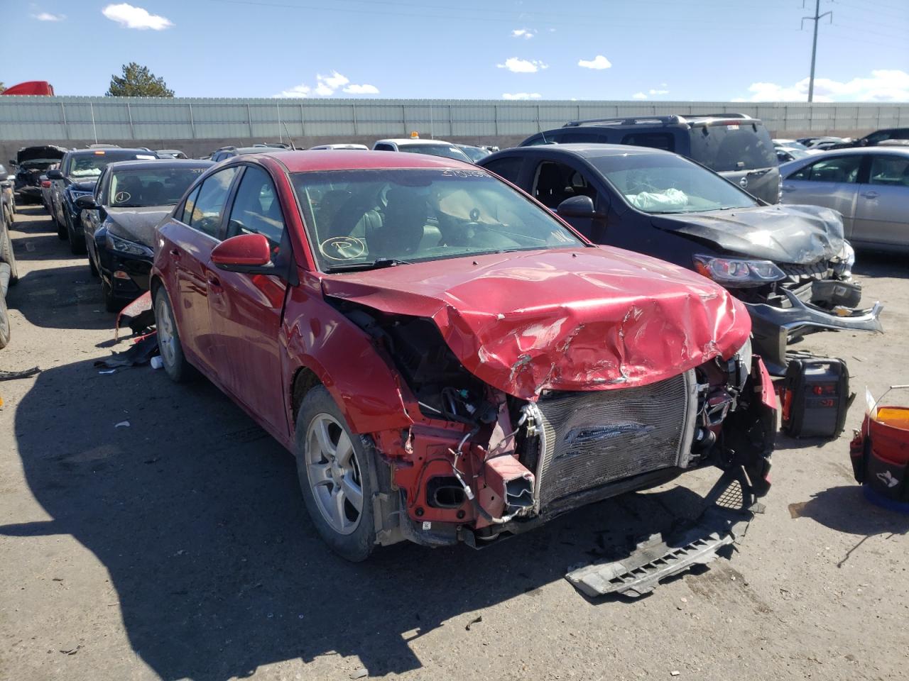CHEVROLET CRUZE LT 2012 with VIN 1G1PF5SC0C7101836 - Photo from auction