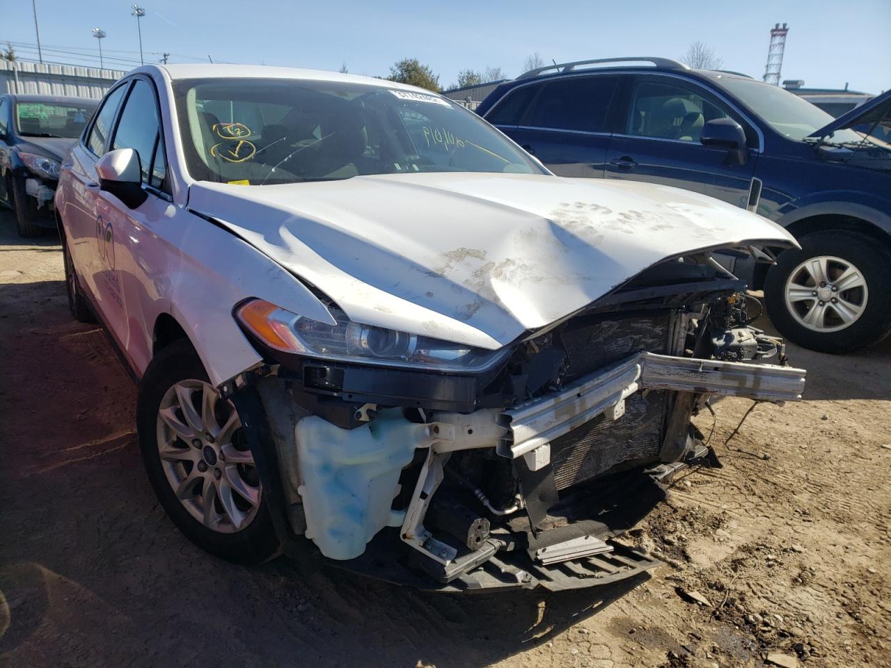 FORD FUSION S 2016 with VIN 3FA6P0G77GR184121 - Photo from auction