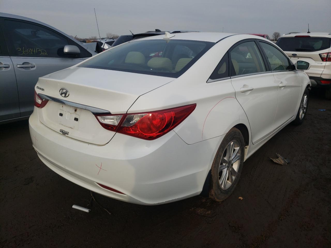 Photo 4 from auction – 2012 HYUNDAI SONATA GLS with VIN 5NPEB4AC4CH437460