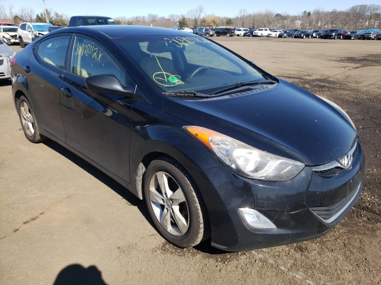 HYUNDAI ELANTRA 2012 with VIN KMHDH4AE2CU183213 - Photo from auction