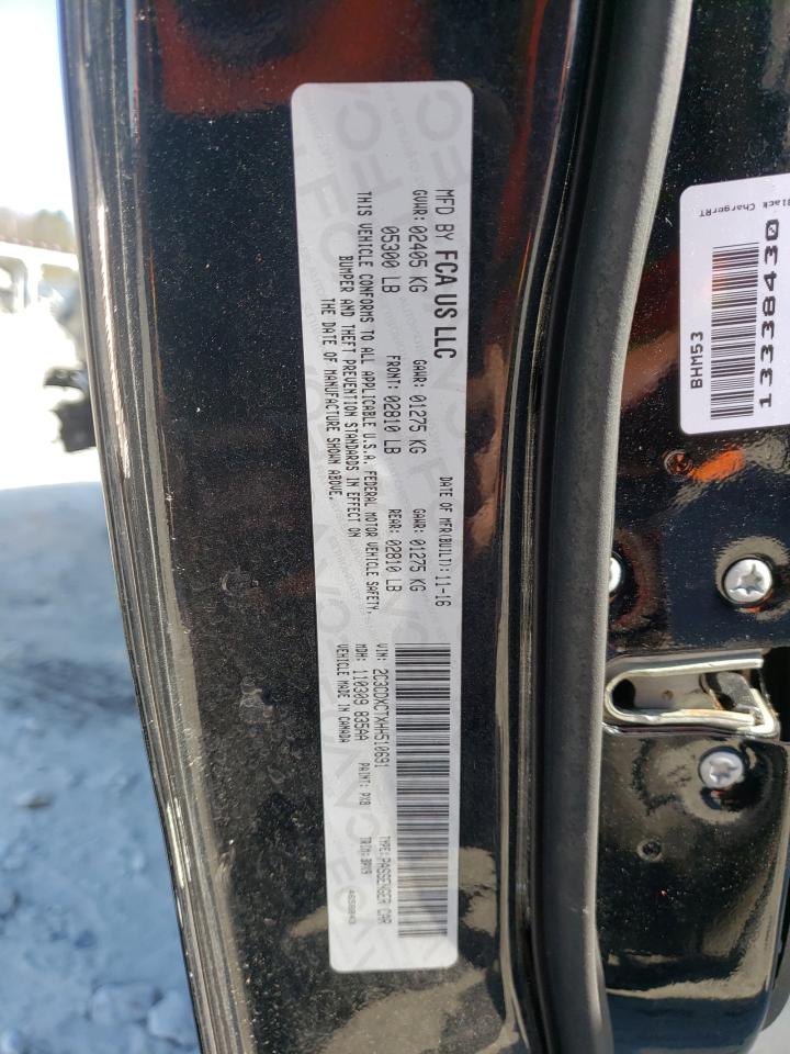 Photo 10 from auction – 2017 DODGE CHARGER R/ with VIN 2C3CDXCTXHH510691