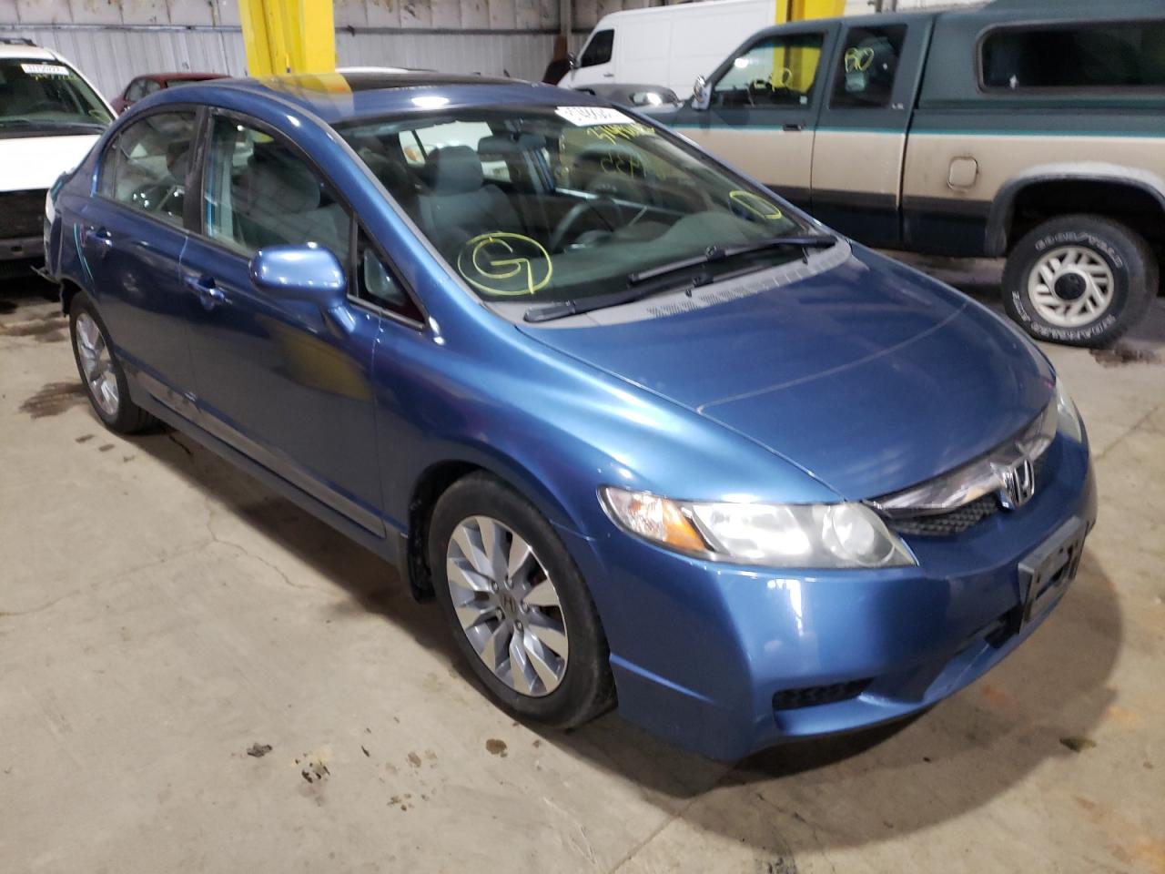 HONDA CIVIC EX 2010 with VIN 19XFA1F87AE014920 - Photo from auction