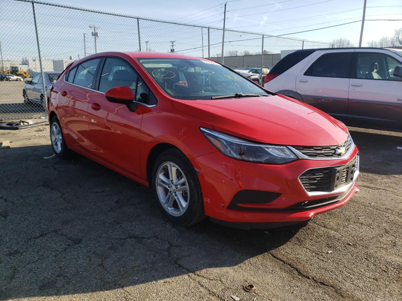 CHEVROLET CRUZE LT 2018 with VIN 3G1BE6SM3JS587049 - Photo from auction