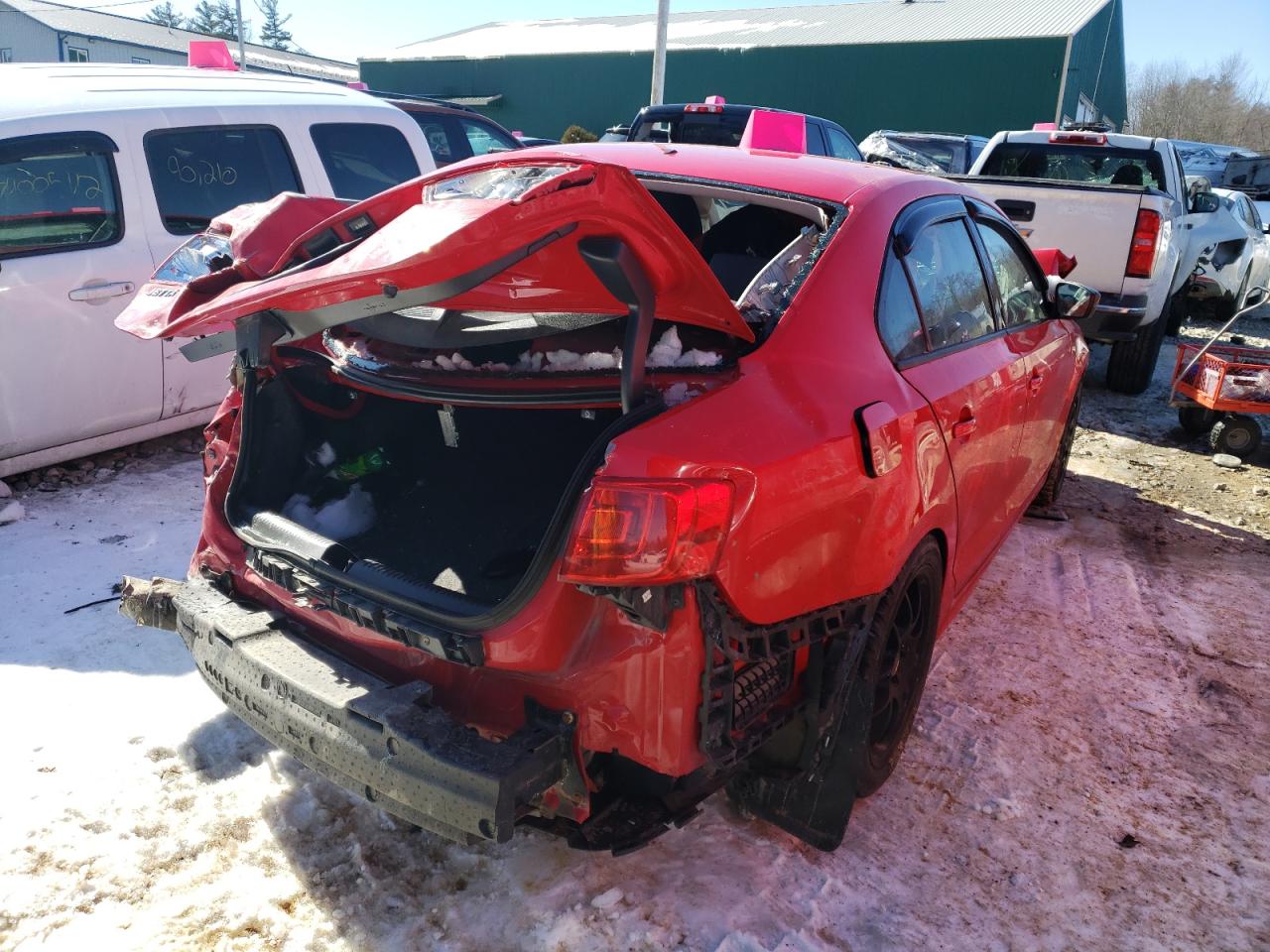 Photo 4 from auction – 2014 VOLKSWAGEN JETTA BASE with VIN 3VW2K7AJXEM404430