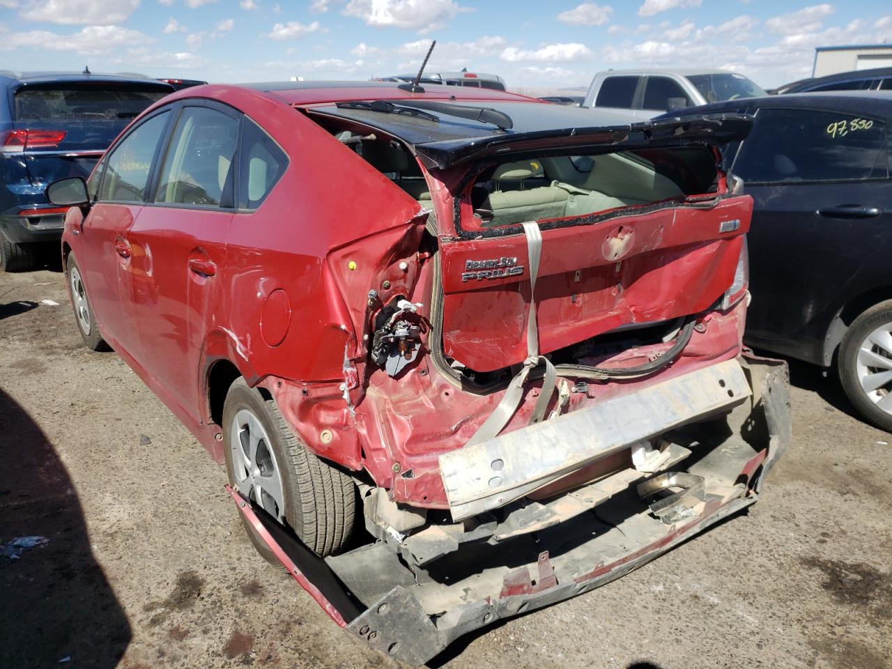 Photo 3 from auction – 2015 TOYOTA PRIUS with VIN JTDKN3DU2F0414141