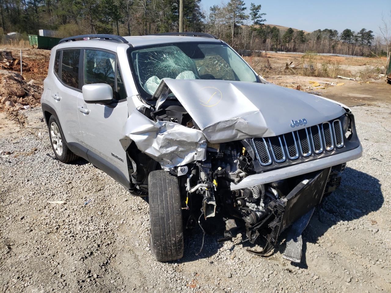 JEEP RENEGADE 2017 with VIN ZACCJABB2HPF78248 - Photo from auction