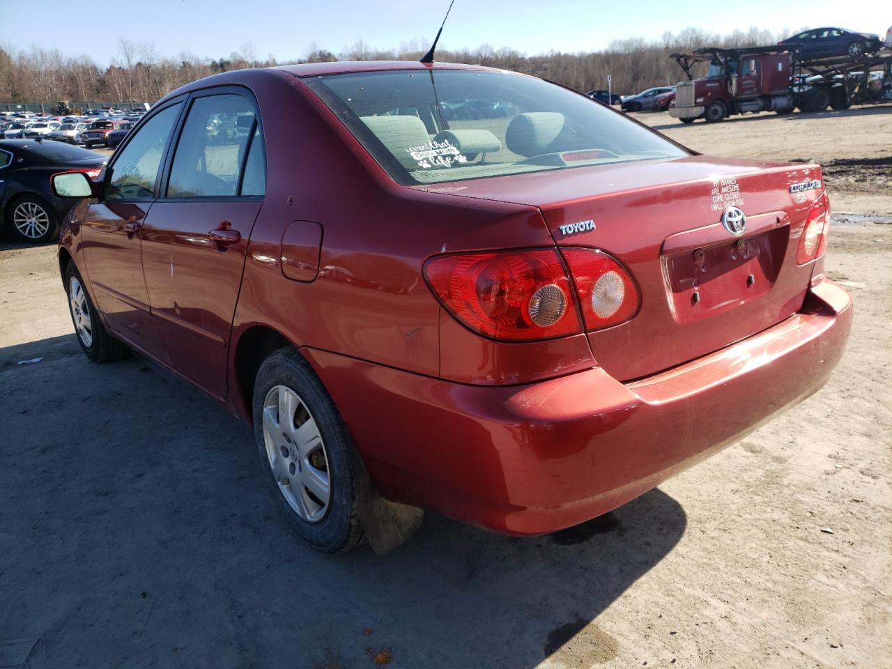 Photo 3 from auction – 2007 TOYOTA COROLLA CE with VIN 2T1BR32E97C842893