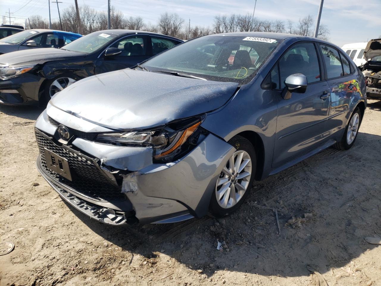 Photo 2 from auction – 2020 TOYOTA COROLLA LE with VIN 5YFVPRAEXLP099730
