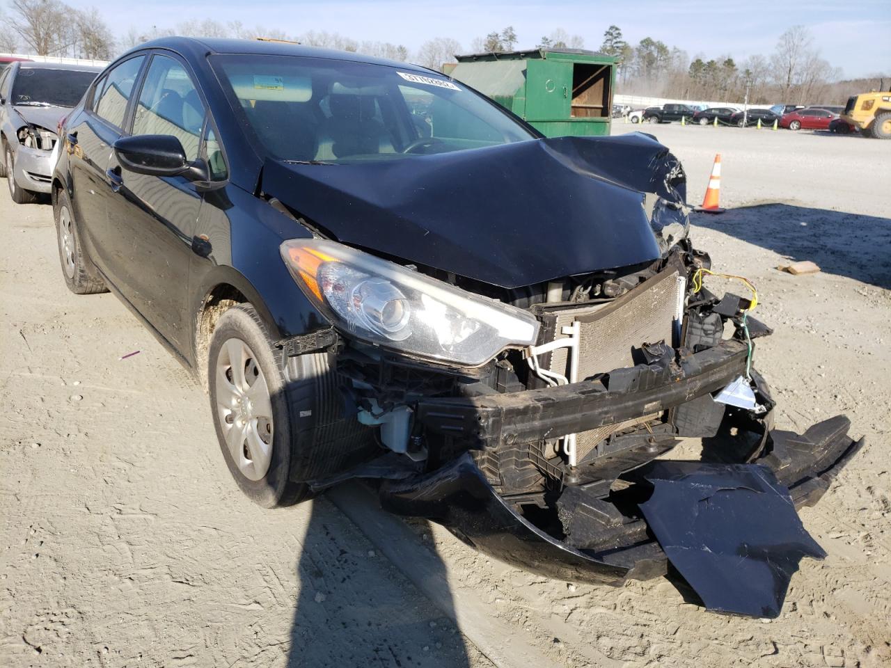 KIA FORTE LX 2015 with VIN KNAFK4A60F5405783 - Photo from auction