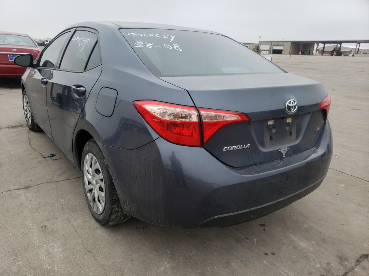 Photo 3 from auction – 2017 TOYOTA COROLLA L with VIN 5YFBURHE3HP700209