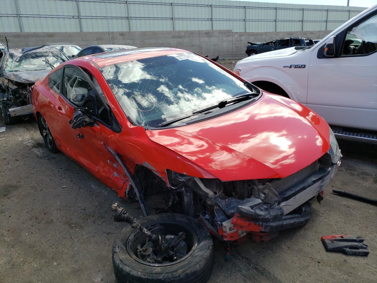 HONDA CIVIC EX 2014 with VIN 2HGFG3B85EH503652 - Photo from auction