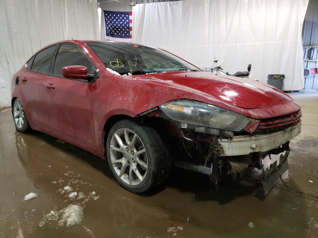 DODGE DART SXT 2013 with VIN 1C3CDFBH4DD176611 - Photo from auction
