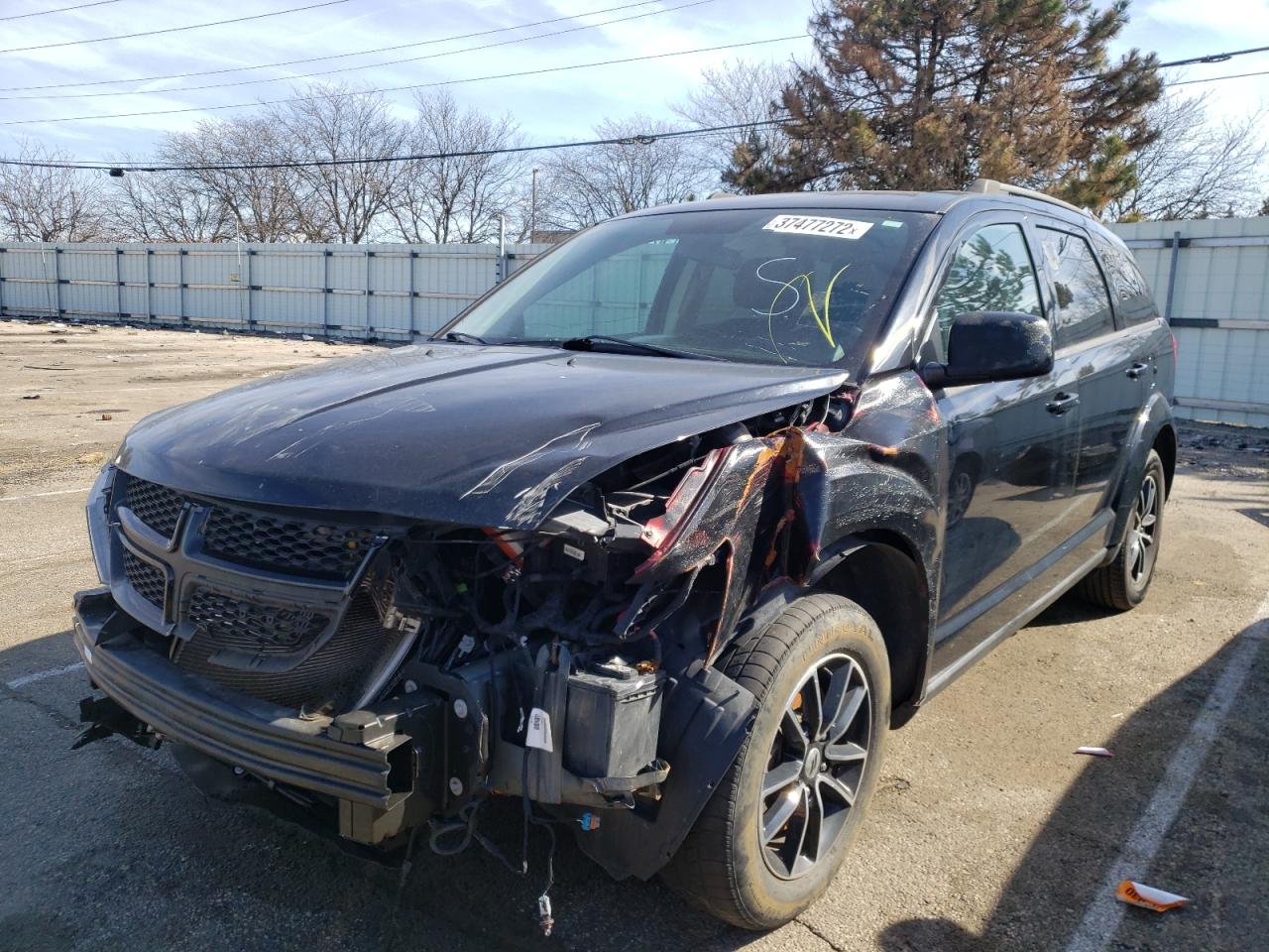Photo 2 from auction – 2018 DODGE JOURNEY SE with VIN 3C4PDCAB7JT254183