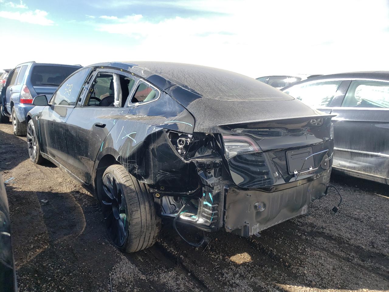 Photo 3 from auction – 2021 TESLA MODEL 3 with VIN 5YJ3E1EC0MF062626