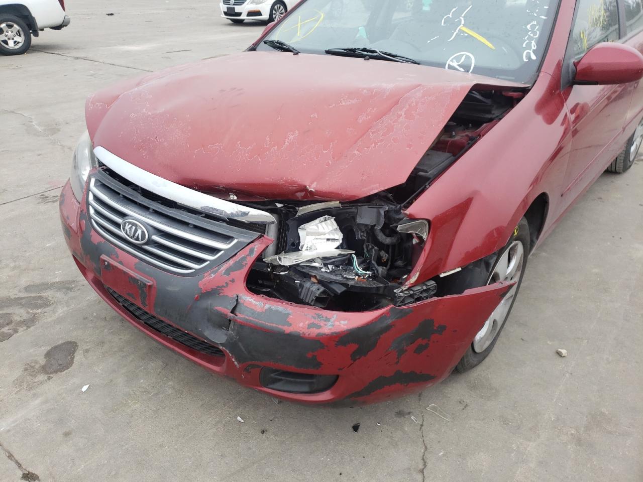 Photo 9 from auction – 2009 KIA SPECTRA EX with VIN KNAFE221295645971