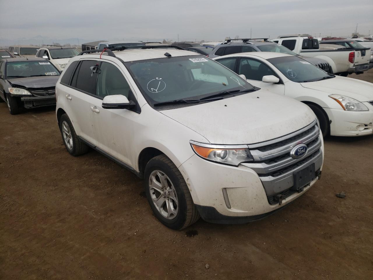 FORD EDGE SEL 2014 with VIN 2FMDK3JC9EBB52740 - Photo from auction