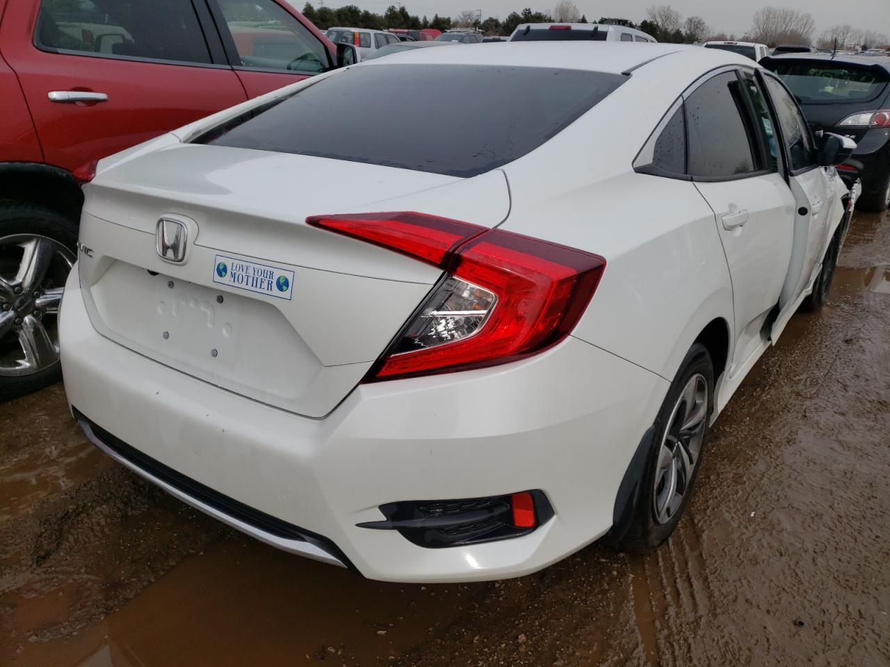Photo 4 from auction – 2020 HONDA CIVIC LX with VIN 19XFC2F68LE010683