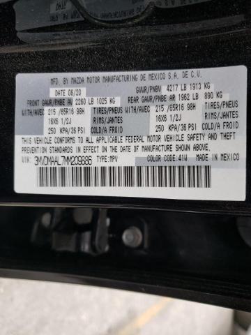 Photo 10 from auction – 2021 MAZDA CX-30 with VIN 3MVDMAAL7MM209886