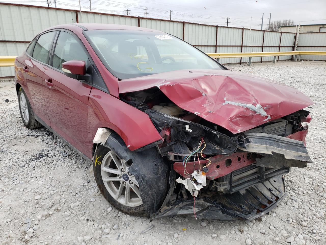 FORD FOCUS SE 2017 with VIN 1FADP3F24HL244743 - Photo from auction