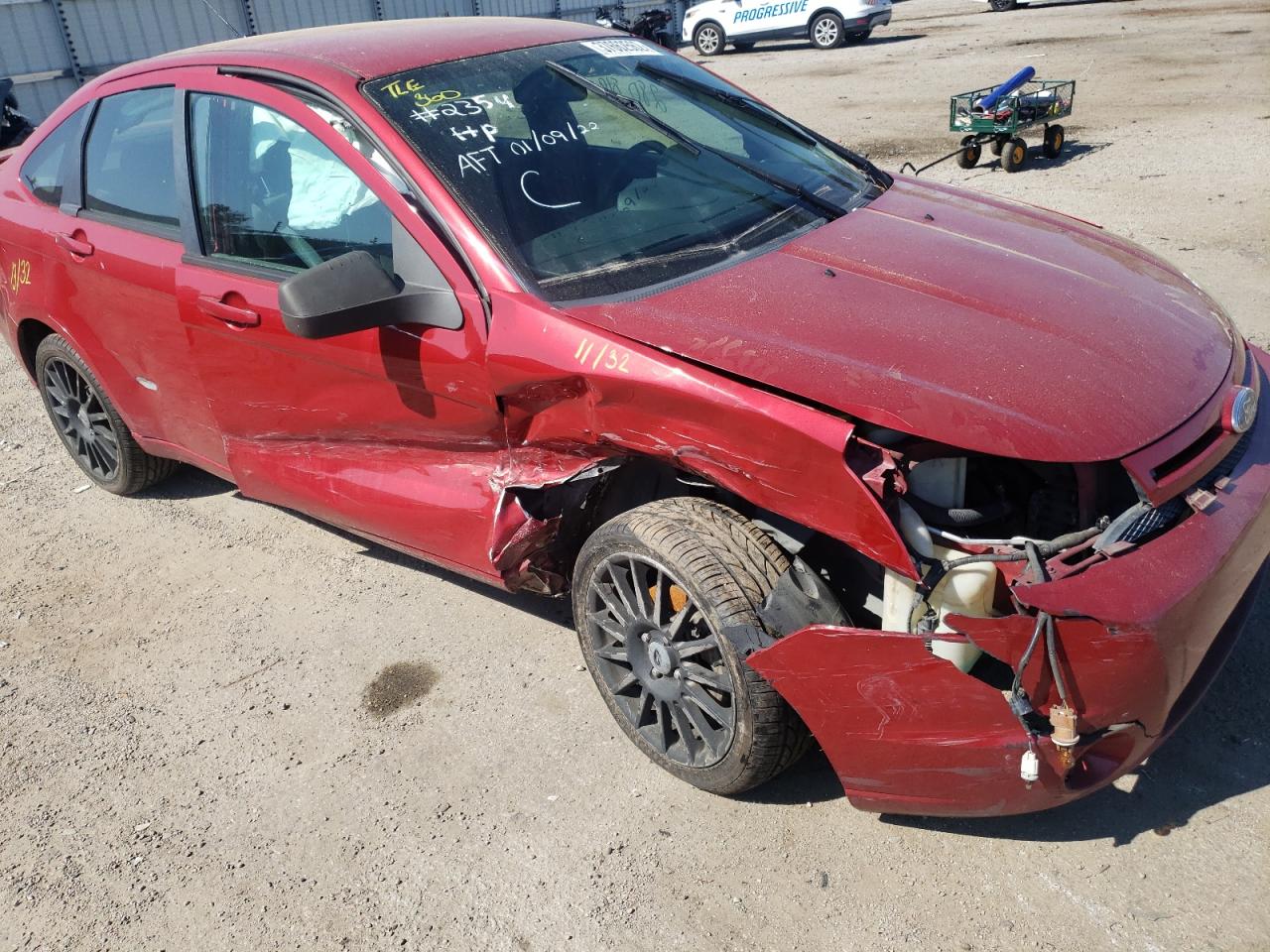 Photo 9 from auction – 2010 FORD FOCUS SES with VIN 1FAHP3GN0AW180909
