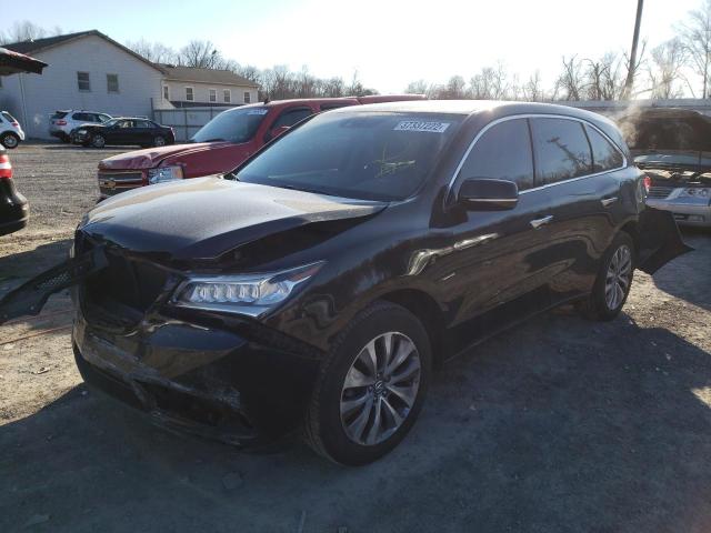 Photo 2 from auction – 2015 ACURA MDX TECHNO with VIN 5FRYD4H41FB029022