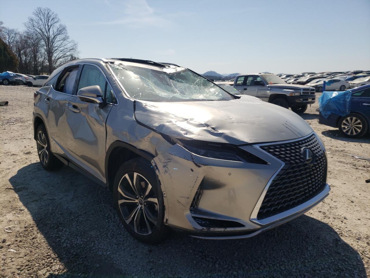 LEXUS RX 350 2022 with VIN 2T2HZMAA3NC228669 - Photo from auction