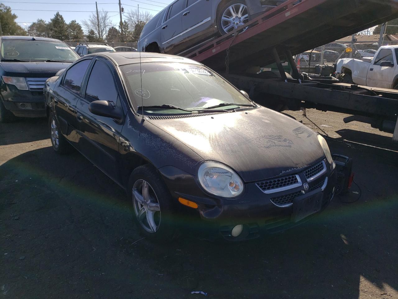 DODGE NEON SXT 2004 with VIN 1B3ES56C84D544292 - Photo from auction