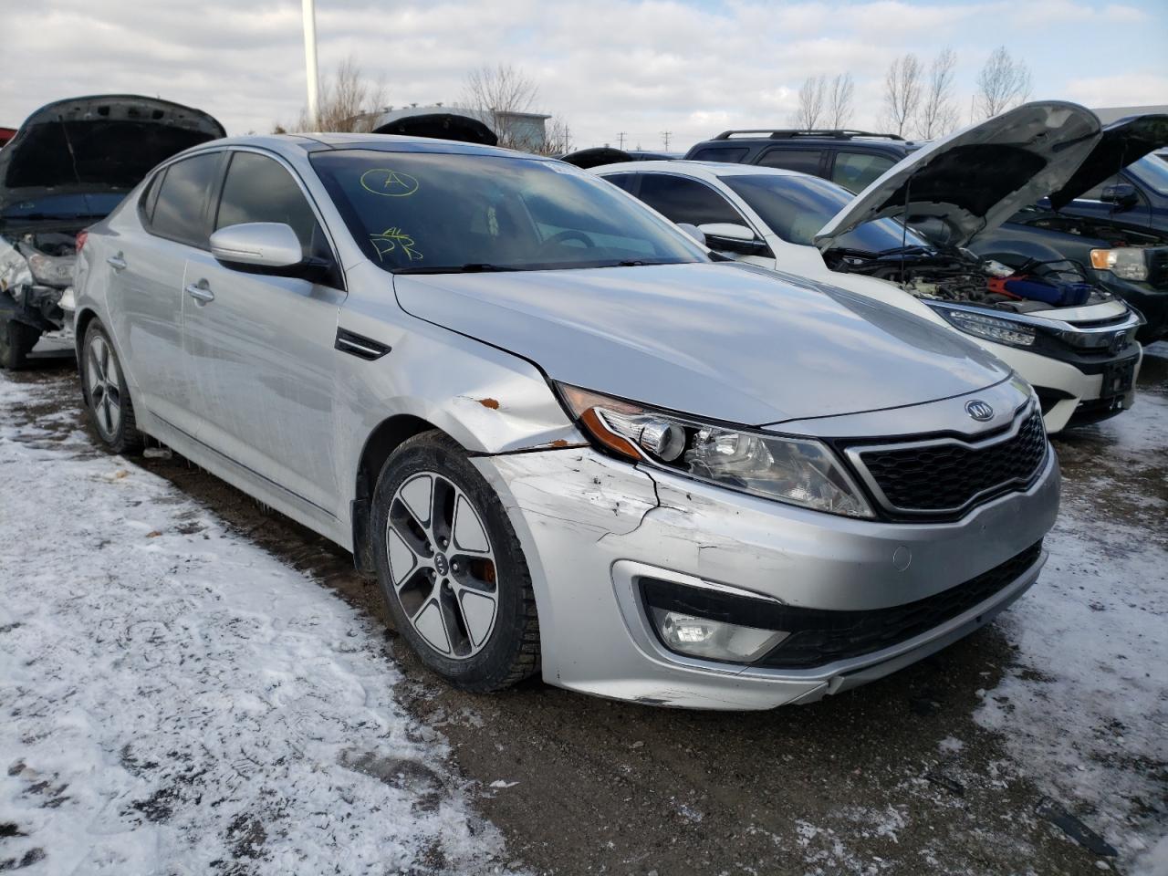 KIA OPTIMA HYB 2012 with VIN KNAGM4AD8C5011991 - Photo from auction
