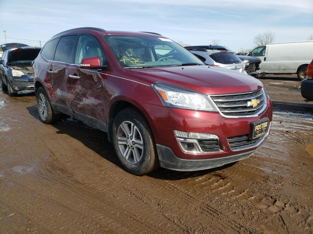 CHEVROLET TRAVERSE L 2015 with VIN 1GNKRHKD2FJ237144 - Photo from auction