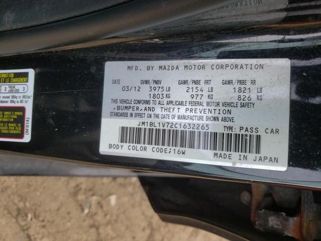 Photo 10 from auction – 2012 MAZDA 3 I with VIN JM1BL1V72C1632265