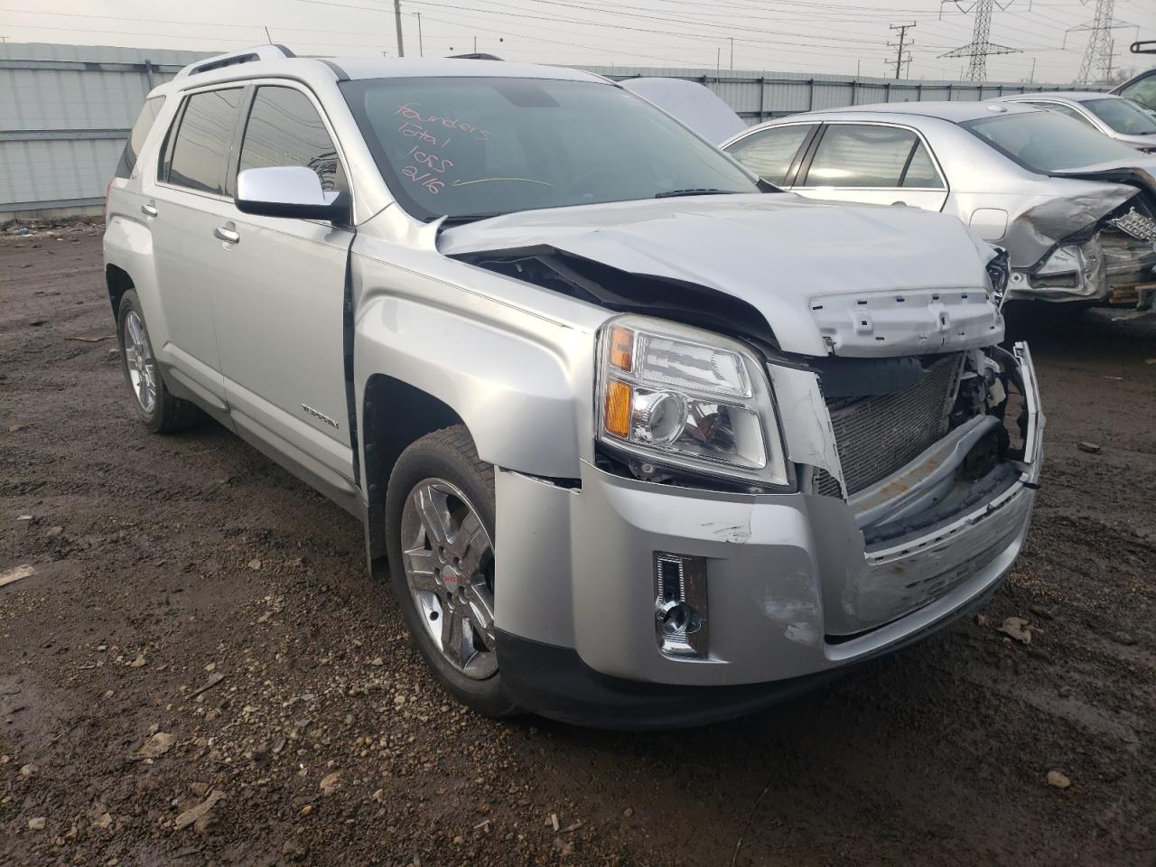 GMC TERRAIN SL 2012 with VIN 2GKFLXE51C6136507 - Photo from auction