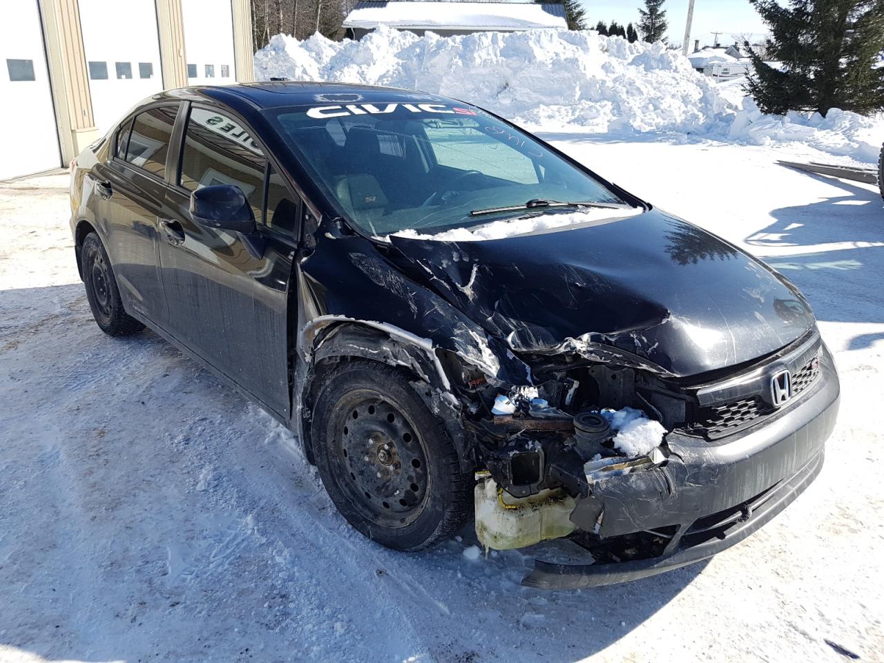 HONDA CIVIC SI 2012 with VIN 2HGFB6E57CH200886 - Photo from auction